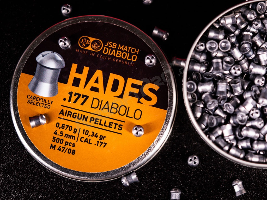 Diabolos HADES 4,50mm (cal .177) / 0,670g - 500db [JSB Match Diabolo]