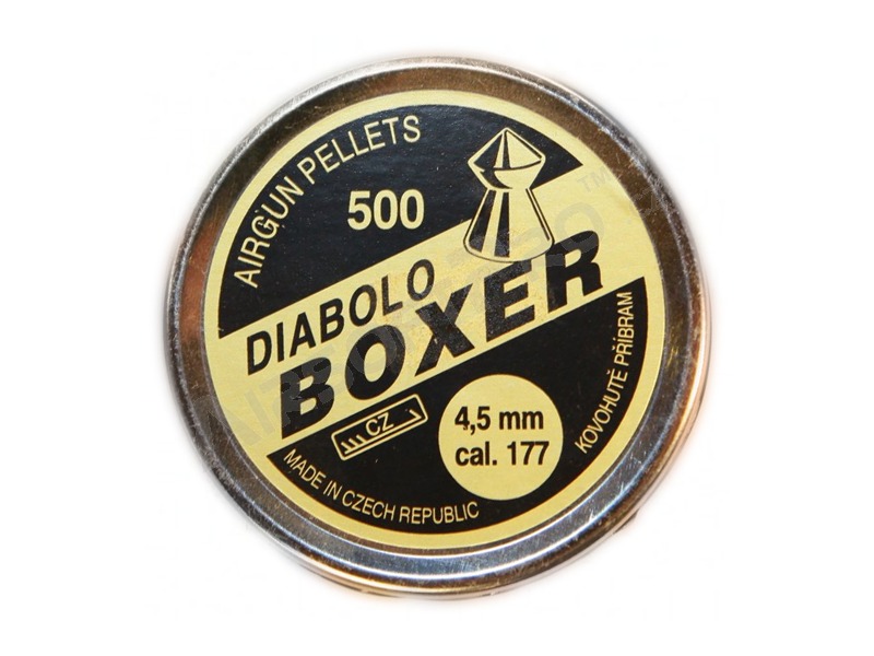 Diabolos BOXER 4.5mm (cal .177) - 500db [Kovohute CZ]