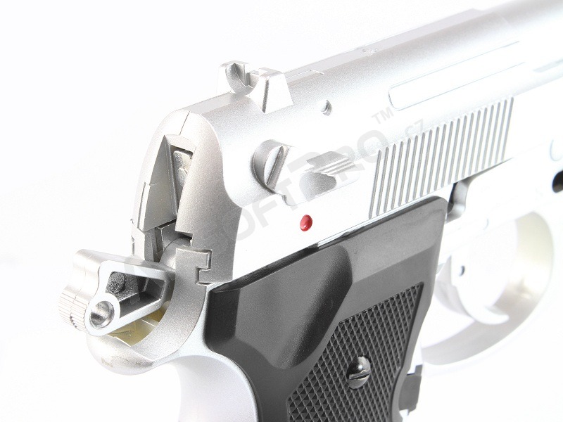 Airsoft rugós pisztoly M92F - ezüst [KWC]