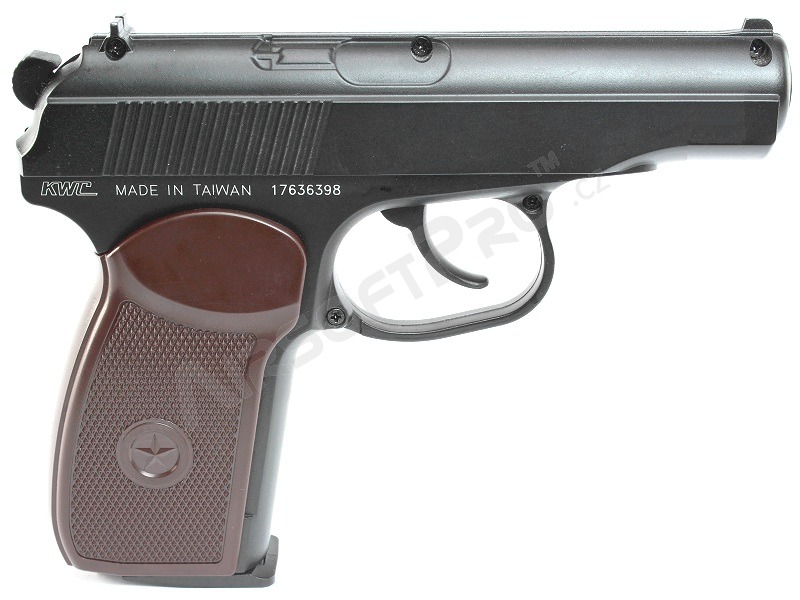 Airsoft pisztoly Makarov PM, CO2 pisztoly - fekete [KWC]