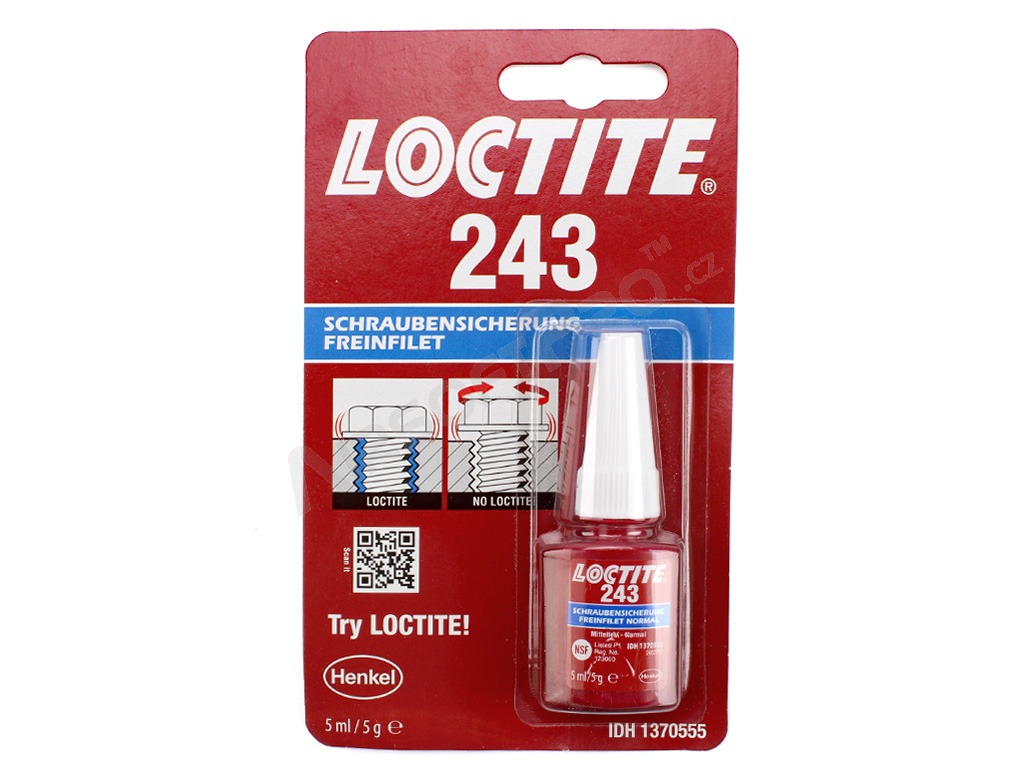 243 Menetbiztosító (5 ml) - közepes erősségű [Loctite]