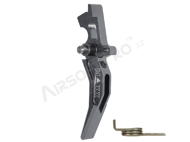 CNC alumínium Advanced Trigger (C stílus) M4-hez - titan [MAXX Model]