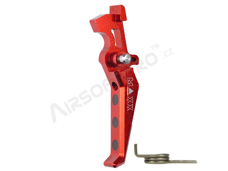 CNC alumínium Advanced Trigger (E stílus) M4-hez - piros [MAXX Model]