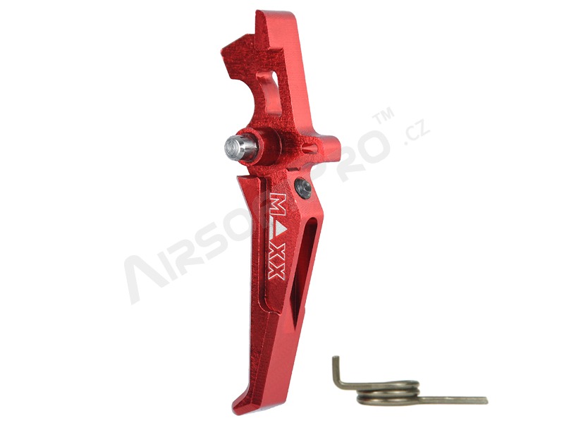 CNC alumínium Advanced Trigger (E stílus) M4-hez - piros [MAXX Model]