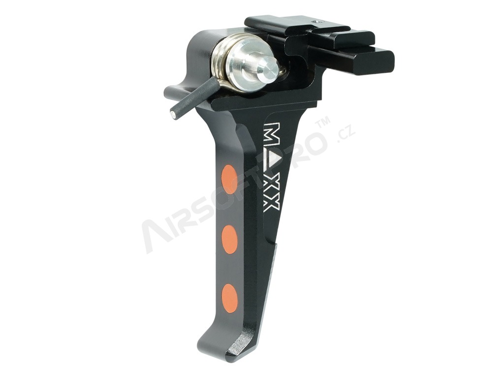 CNC alumínium Advanced Speed Trigger (Style E) EVO-3-hoz - fekete [MAXX Model]