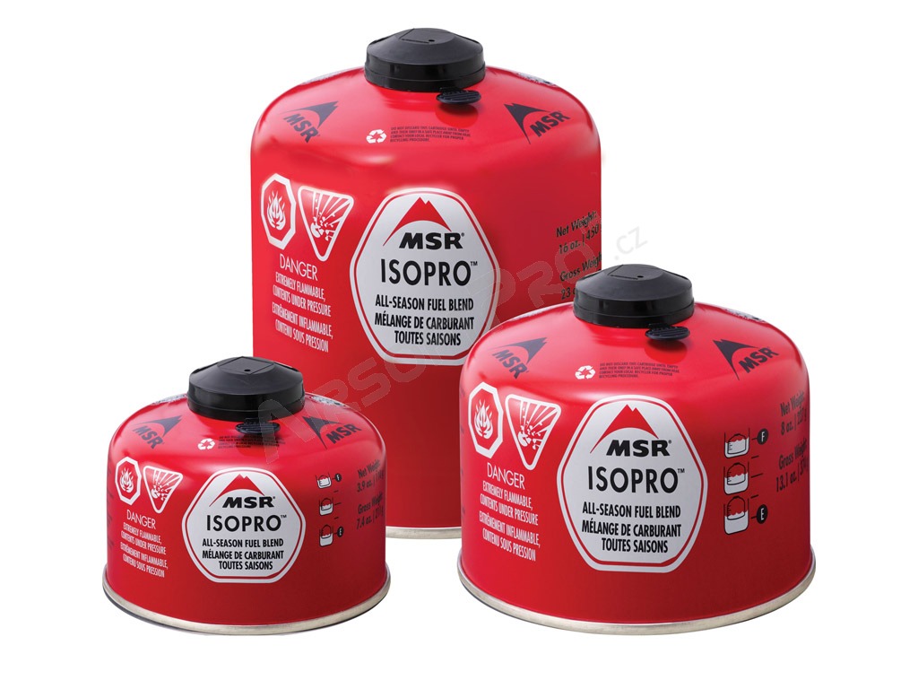 Gázpalack ISOPRO 110g palackos tűzhelyhez [MSR]