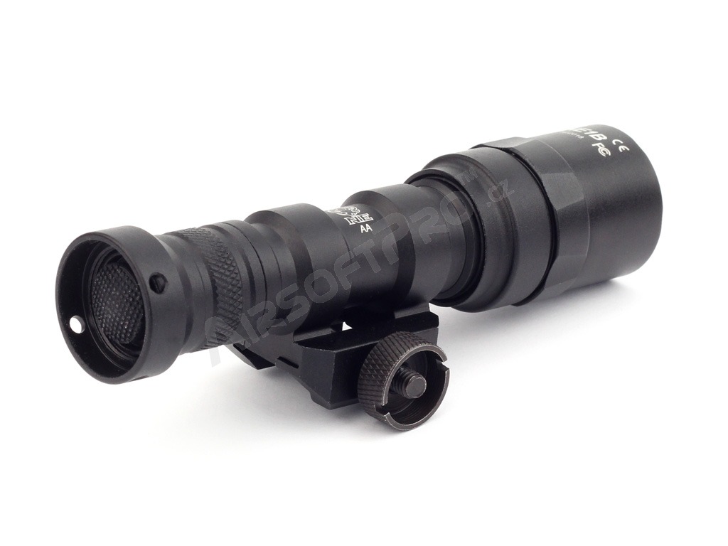 M300AA Mini Scout LED taktikai zseblámpa RIS rögzítéssel - fekete [Night Evolution]