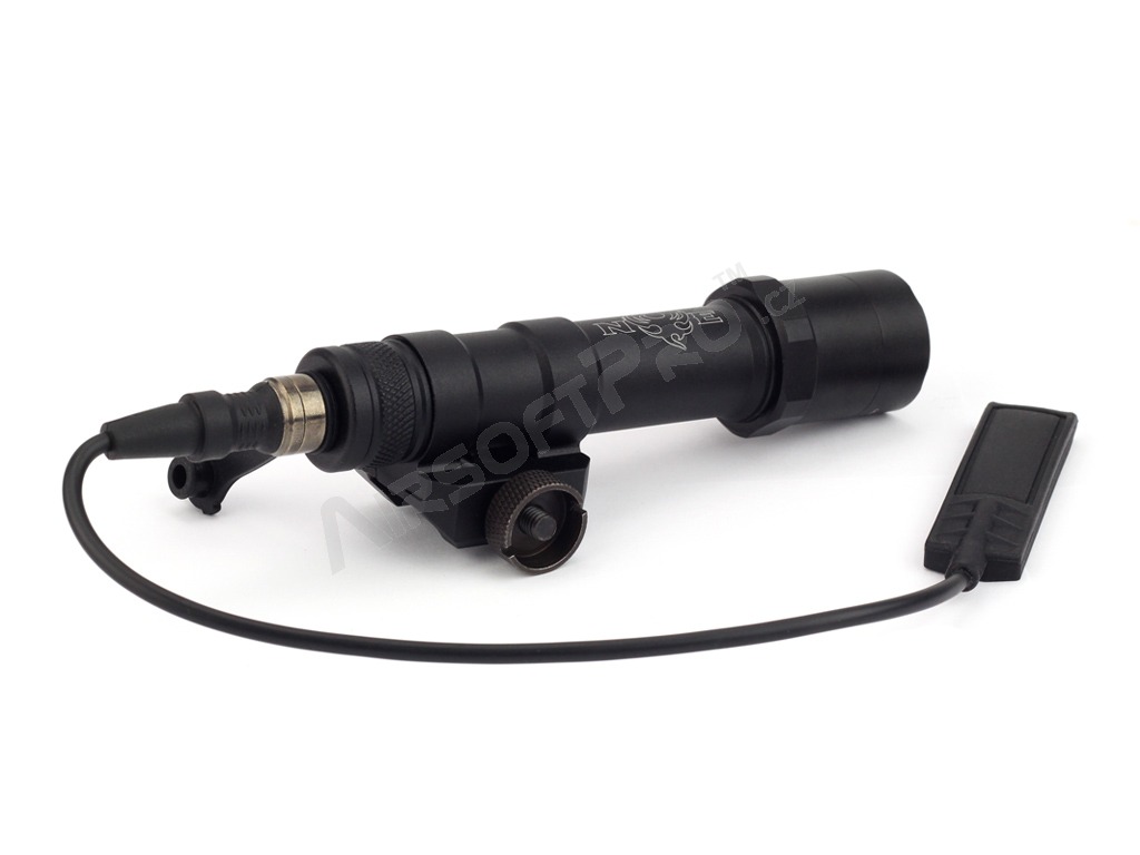 M600B Mini Scout LED taktikai zseblámpa RIS rögzítéssel - fekete [Night Evolution]