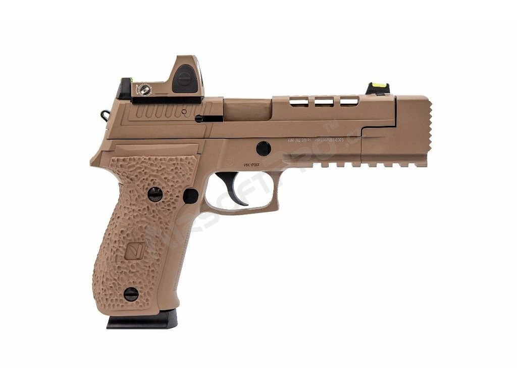 Airsoft GBB pisztoly VP26X Red Dot, TAN [Vorsk]