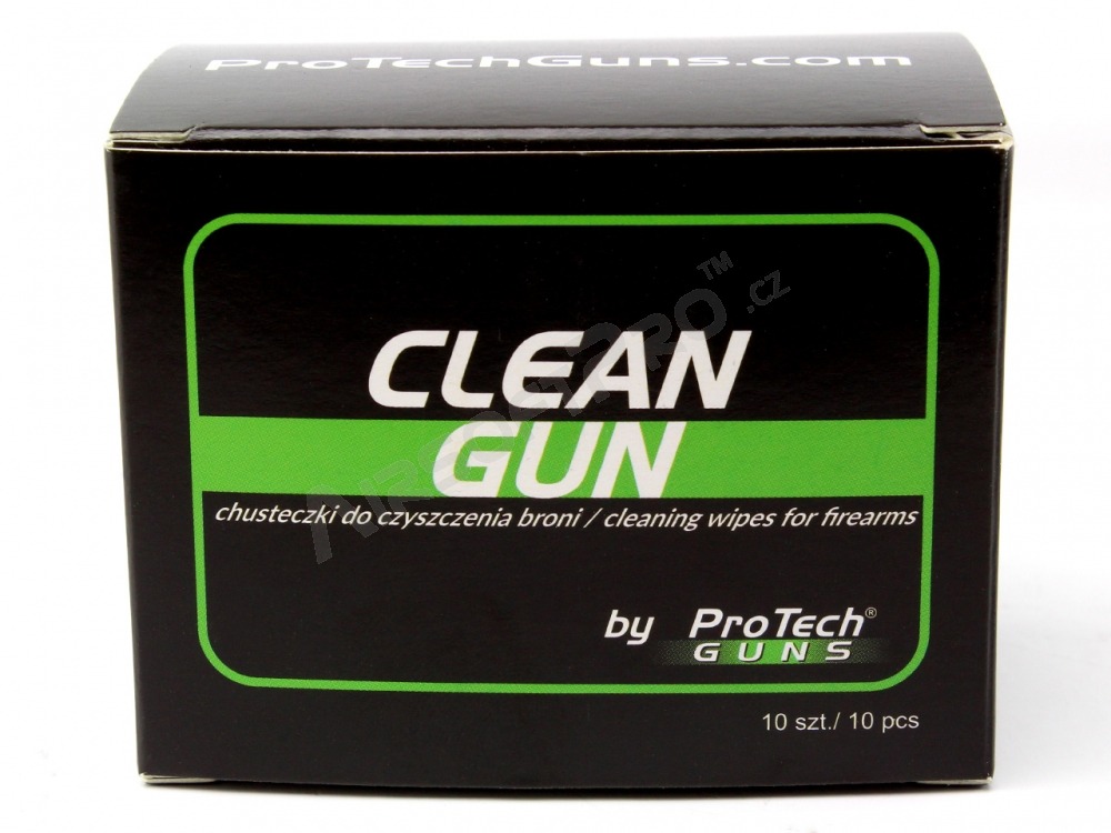 Clean Gun fegyvertisztító törlőkendők [Pro Tech Guns]
