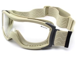 Taktikai szemüveg X1000 Platinum (X1NSTDI) bézs - átlátszó [Bollé]