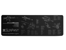 Gunpany AR15 fegyvertisztító szőnyeg (91 x 30 cm) [Vector Optics]