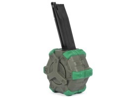 Gázdobos tár Hi-Capa 5.1 pisztolyokhoz - olajzöld színű [WE]