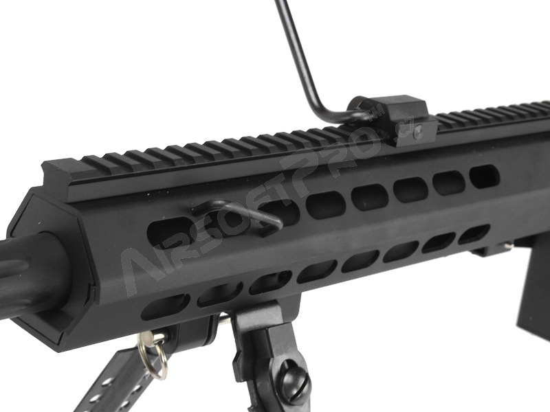 Airsoft mesterlövész M82 A1 Barrett rugós mesterlövész puska, teljes fém, fekete [Snow Wolf]