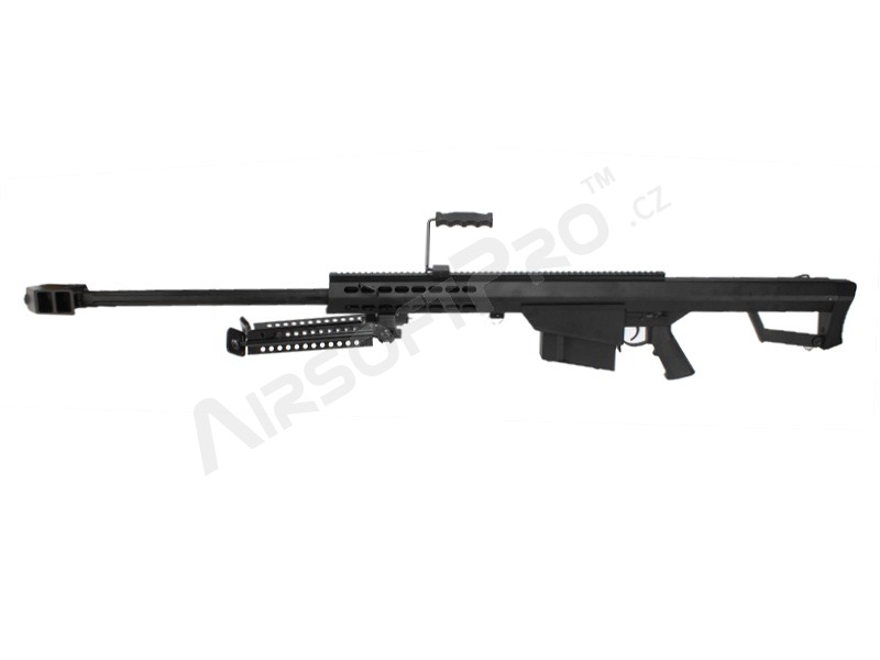 Airsoft mesterlövész M82 A1 Barrett rugós mesterlövész puska, teljes fém, fekete [Snow Wolf]