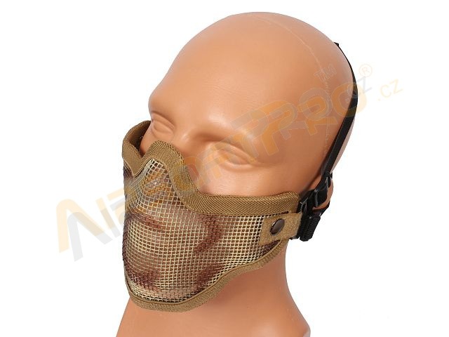 Arcvédő STRIKE maszk hálóval - sivatag [EmersonGear]