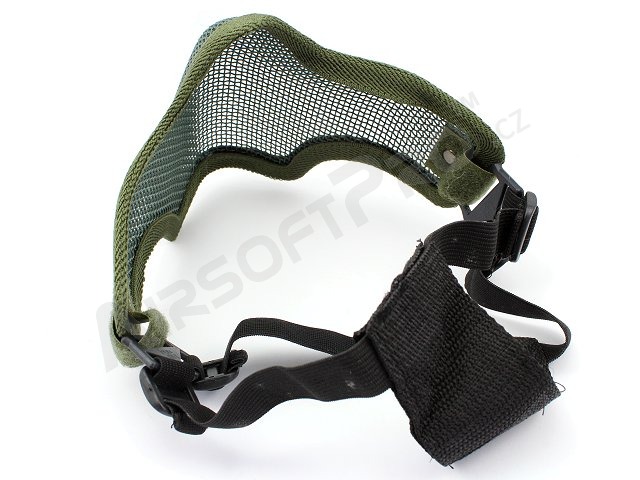 Arcvédő STRIKE maszk hálóval - zöld [EmersonGear]