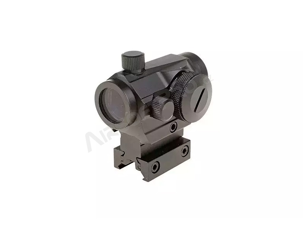 Compact II Reflex Sight Replica a magas rögzítéssel - Fekete [Theta Optics]