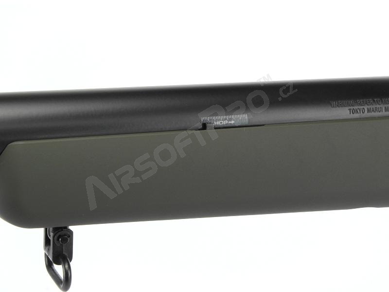 Airsoft mesterlövész VSR-10 G-Spec hangtompítóval - Olive stock [Tokyo Marui]