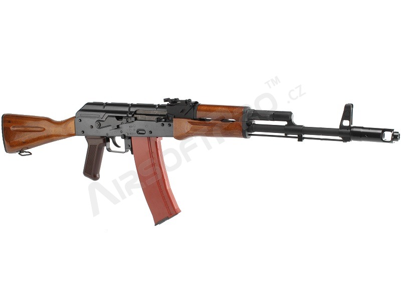 Airsoft puska AK 74 GBB - full metal, blowback - valódi fa [WE]