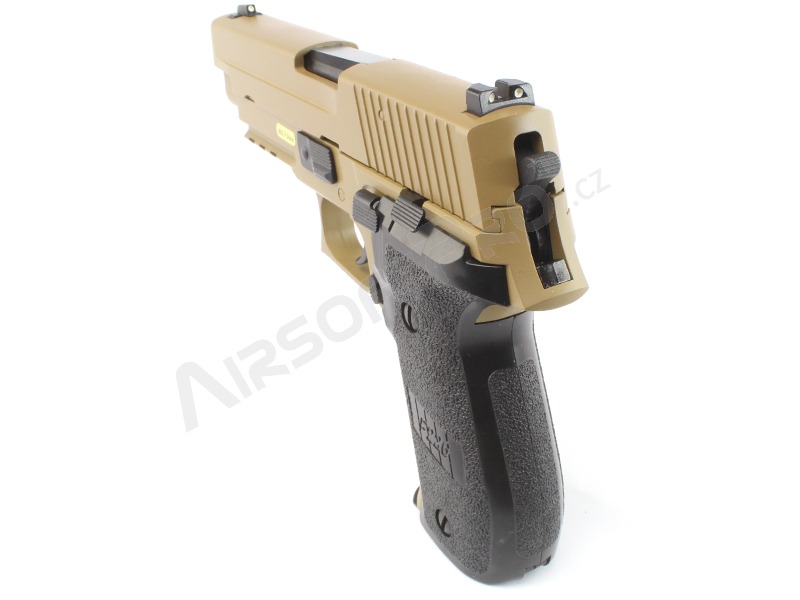 Airsoft pisztoly F226 (P226) MK25 TAN - Fém, visszacsapó pisztoly [WE]