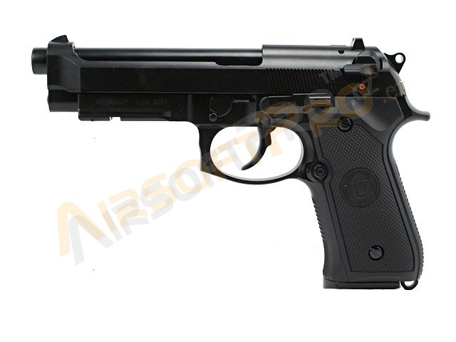 Airsoft pisztoly M9 A1 Gen 2, fekete, fullmetal, blowback - CSAK FULL AUTO [WE]