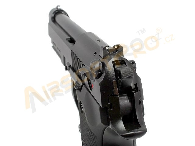 Airsoft pisztoly M9 A1 Gen 2, fekete, fullmetal, blowback - CSAK FULL AUTO [WE]