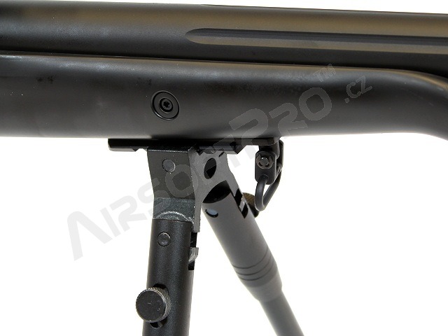 Airsoft mesterlövész MB11D fekete távcsöves bipod [Well]