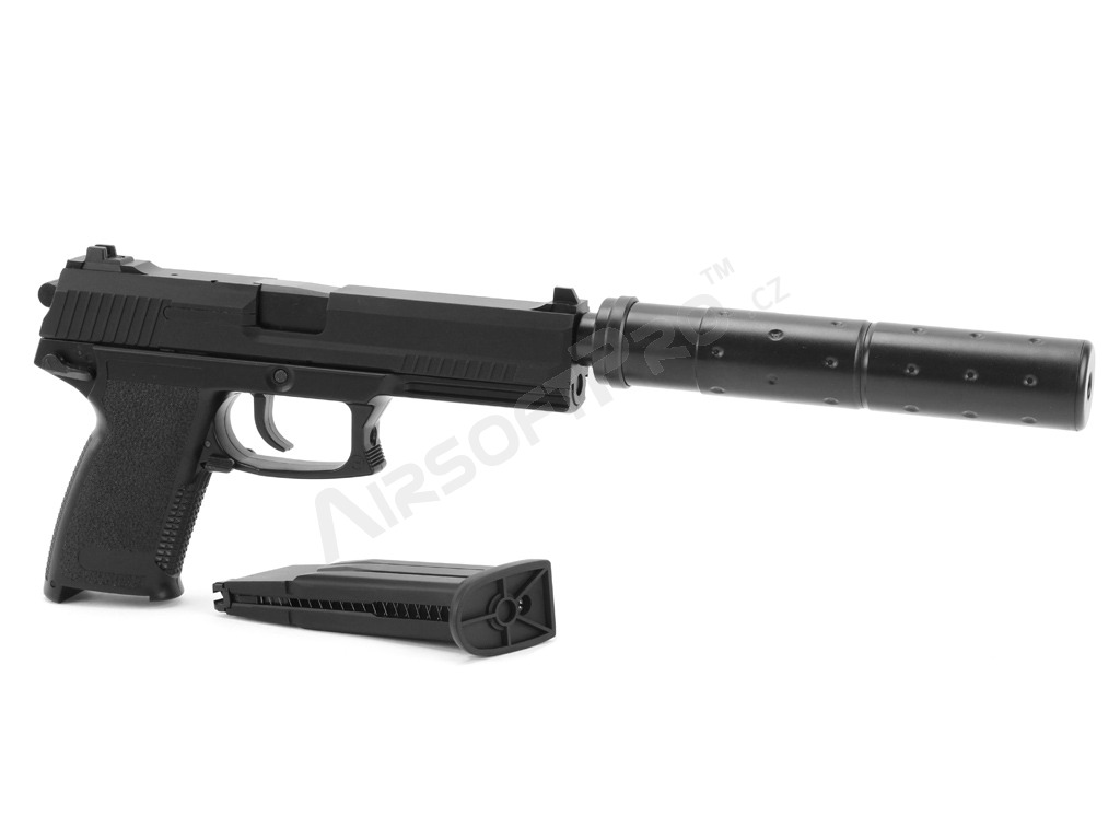 Airsoft pisztoly MK-23 Stealth Assassin hangtompítóval, GNB [Y&P]