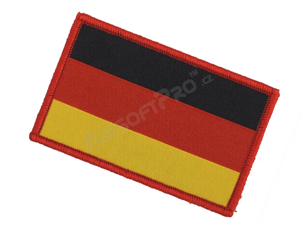 Nášivka vlajka Nemecka - červené lemovanie [101 INC]