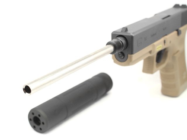 6,02 mm predĺžená hlaveň pre WE pištole (240mm) [AirsoftPro]