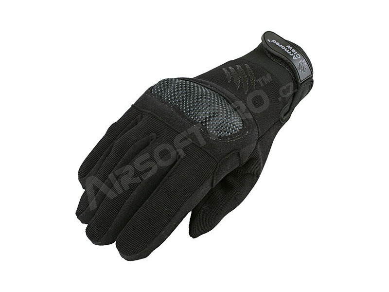 Vojenské taktické rukavice Shield - čierne, vel.S [Armored Claw]