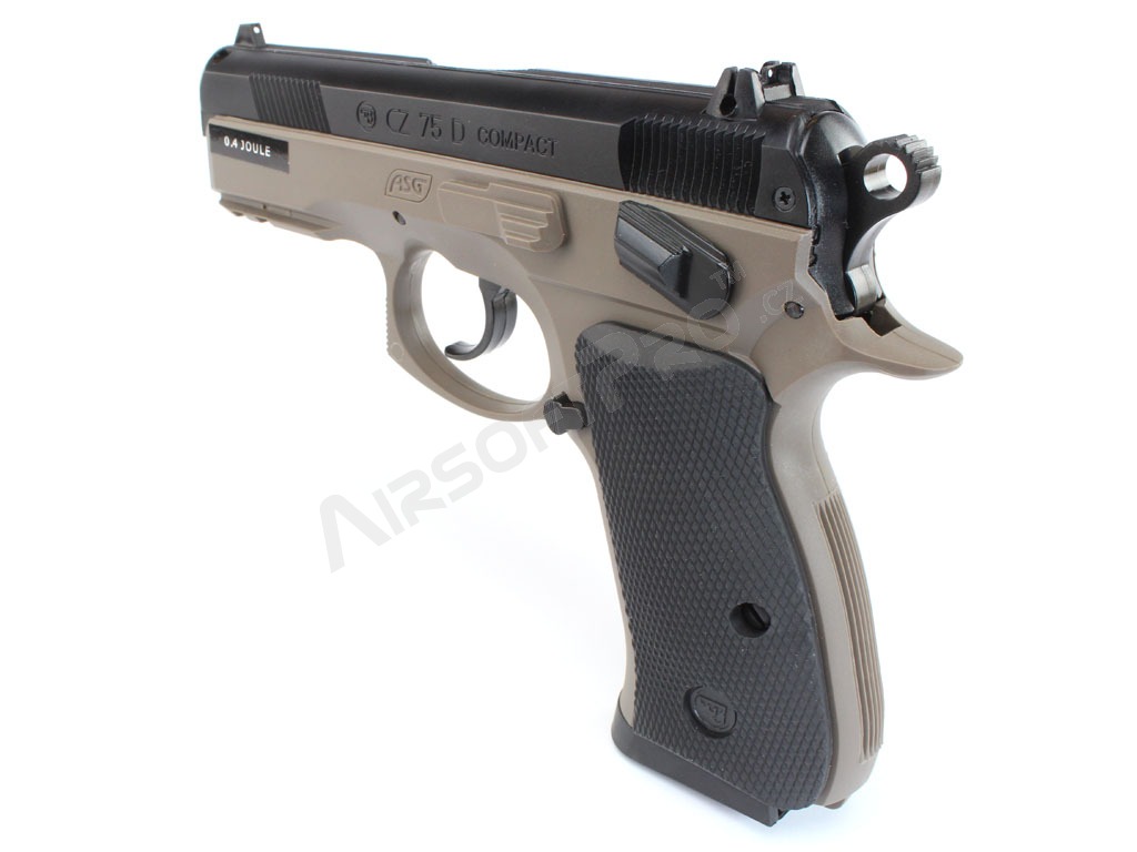 Airsoft pištole CZ 75D Compact - DualTone FDE [ASG]