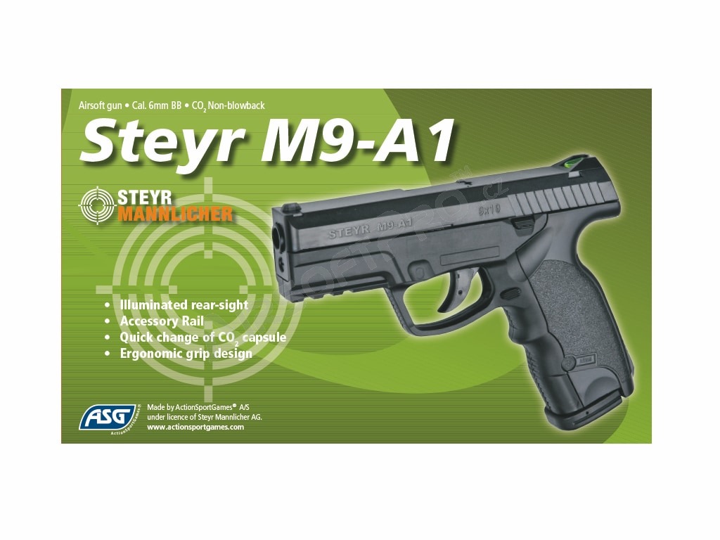 Airsoftová pištoľ Steyr M9-A1 - CO2 [ASG]