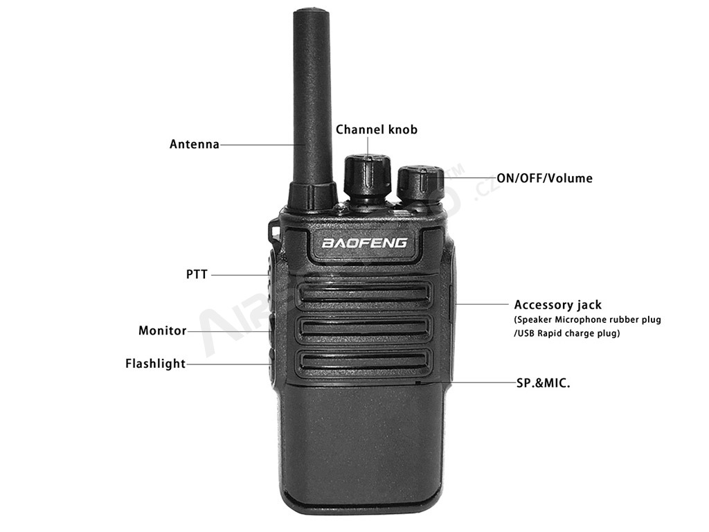 Rádiostanica BF-V8A UHF 400-470MHz [Baofeng]