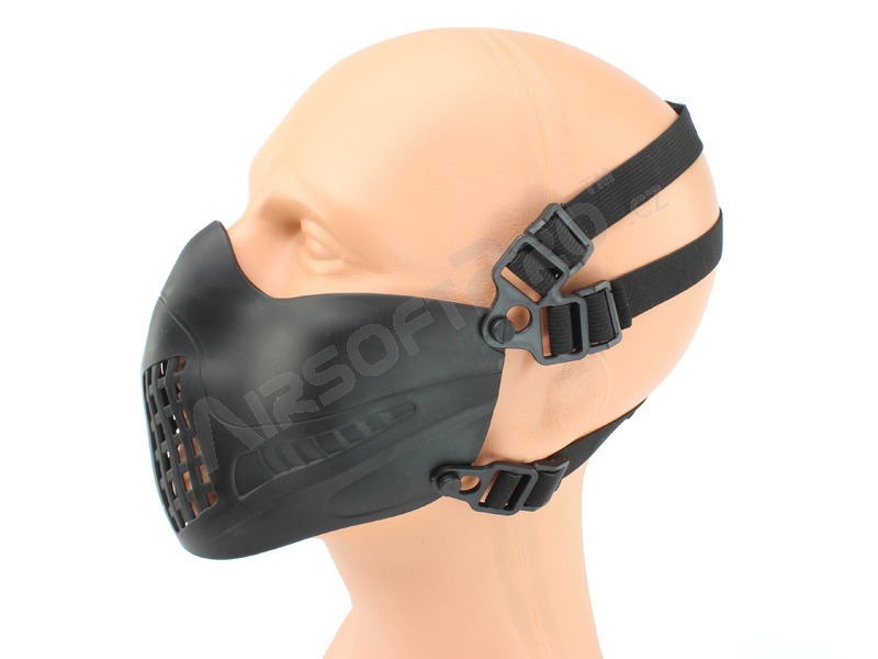 Face protecting Tactical Pilot mask - Black [Big Dragon]