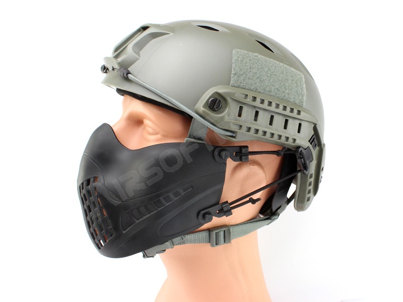 Face protecting Tactical Pilot mask - Black [Big Dragon]