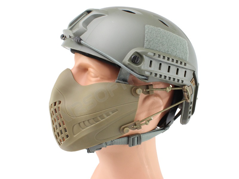 Face protecting Tactical Pilot mask - Coyote Brown [Big Dragon]