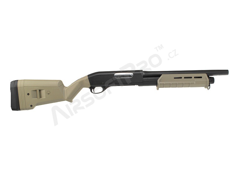 Airsoft MAP style M870 Shotgun, short, ABS (CM.355) - TAN [CYMA]