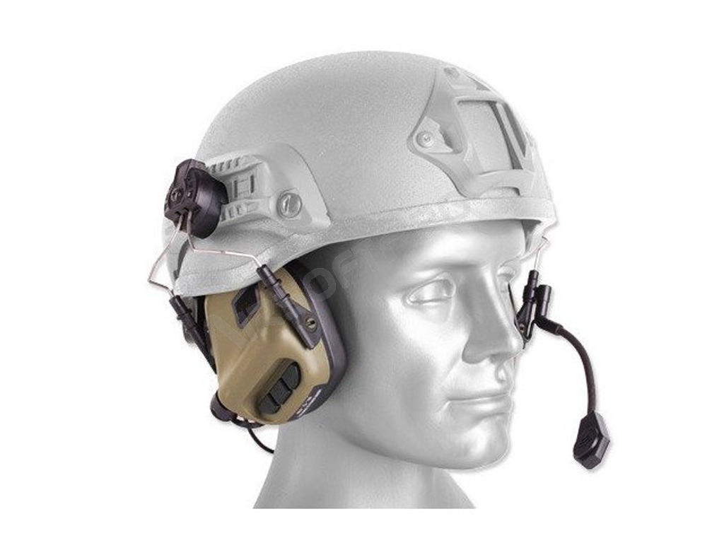 Elektronická slúchadlá Earmor M32 s mikrofónom a montážou na helmu ARC - CB [EARMOR]