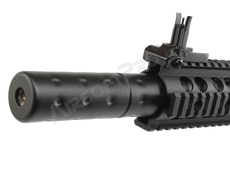 Airsoftová zbraň M4 RIS CQB s tlmičom - čierna (EC-607) [E&C]