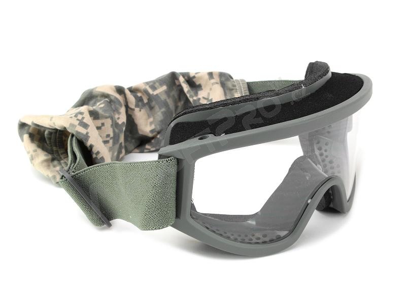 Land Ops goggle with ballistic resistance, FG - clear, gray [ESS]