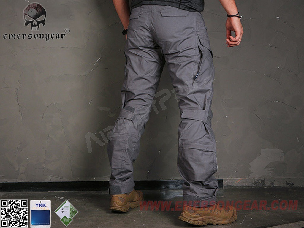 Maskáčové bojové nohavice E4 - Wolf Grey, vel.XL (36) [EmersonGear]