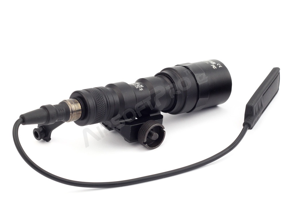 Taktické svietidlo M300AA Mini Scout LED s RIS montážou na zbraň - čierna [Night Evolution]