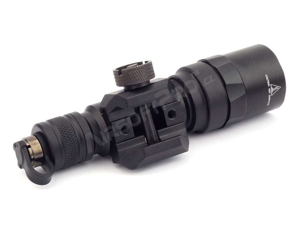 Taktické svietidlo M300AA Mini Scout LED s RIS montážou na zbraň - čierna [Night Evolution]