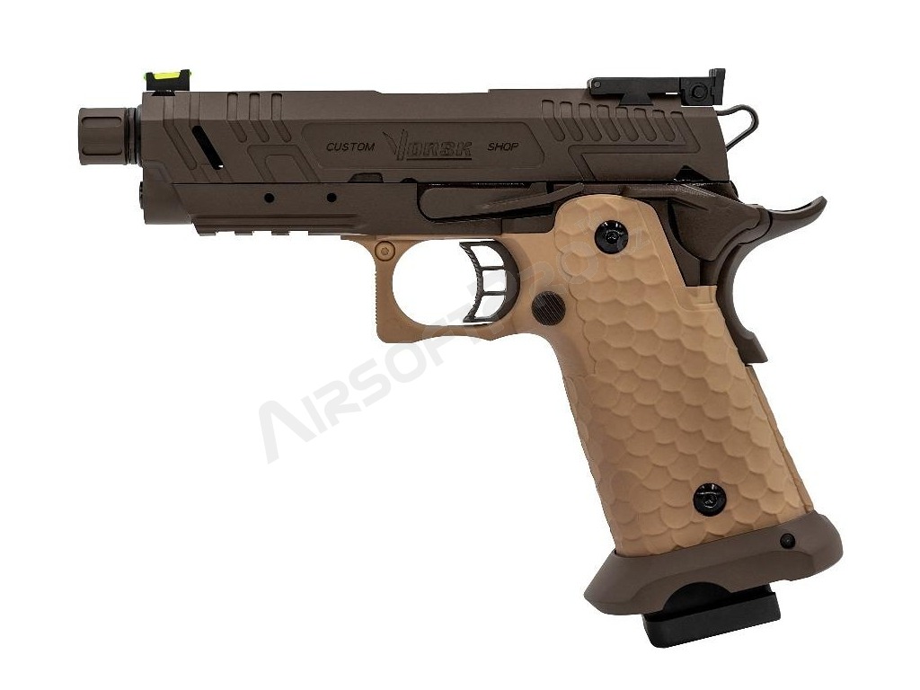 Airsoft GBB pisztoly Hi-Capa Vengeance Compact, fekete-TAN [Vorsk]