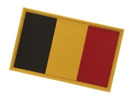 Belga zászló 3D PVC tapasz tépőzárral [101 INC]