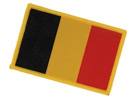 Belga zászló pamut tapasz - sárga szegély [101 INC]