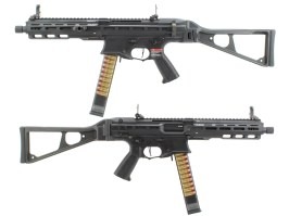 Airsoft puska PCC-45, Fekete, ETU, mosfet, 400 FPS változat [G&G]