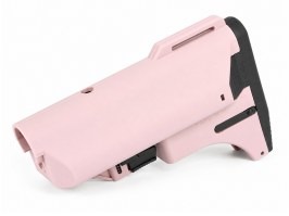 Behúzható M4-es válltámasz tárrekesszel – rózsaszín [SLONG Airsoft]